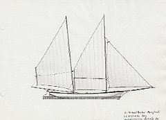 134 Maryland - St. Michael Harbour - Chesapeake Bay - imbarcazione derivata da canoa indiana 