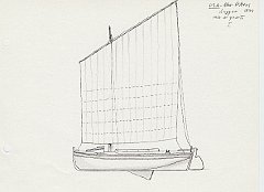 183 USA - New Orleans - Lugger - 1894 vela al quarto  