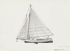214 USA - Maryland - small skipjack della Baia di Chesapeake 