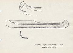 235 Canada - leggera imbarcazione di legno rivestito di pelle d'ispirazione indiana 