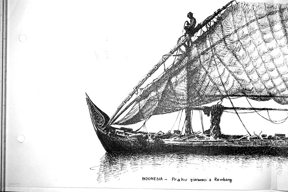 Indonesia - Prahu giavanesi a Rembang