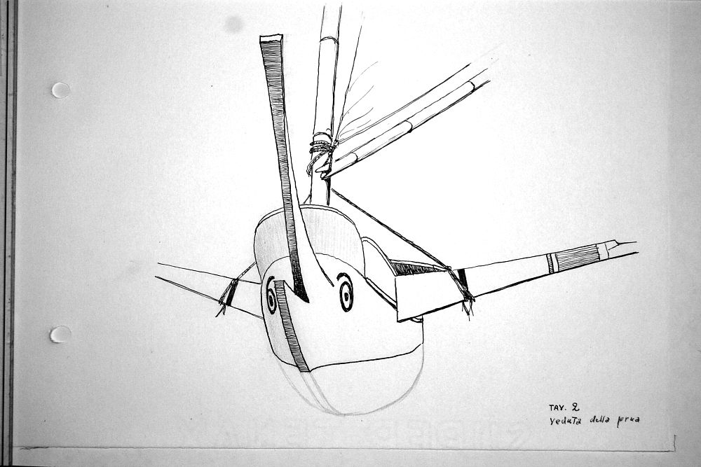 veduta della prua - tav.2