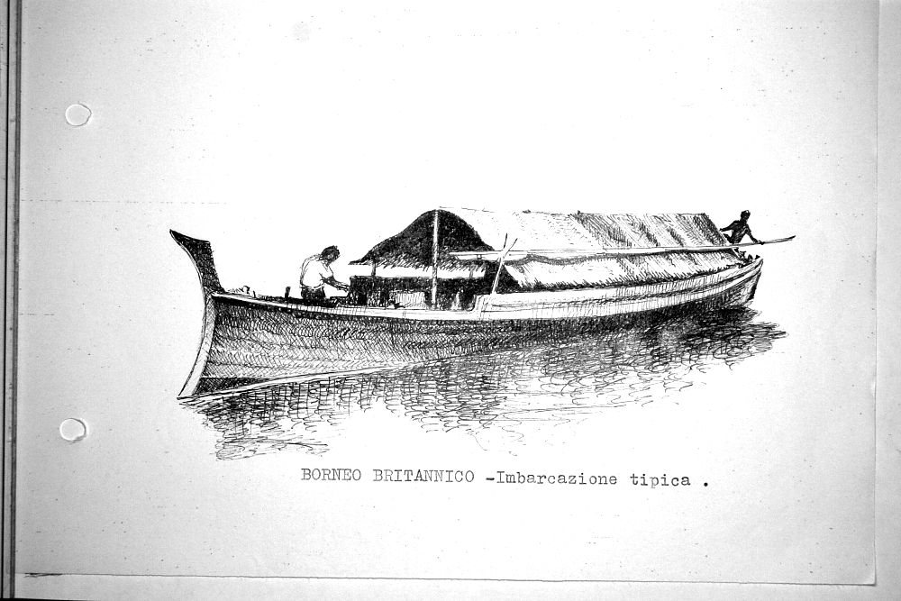 Borneo britannico - imbarcazione tipica