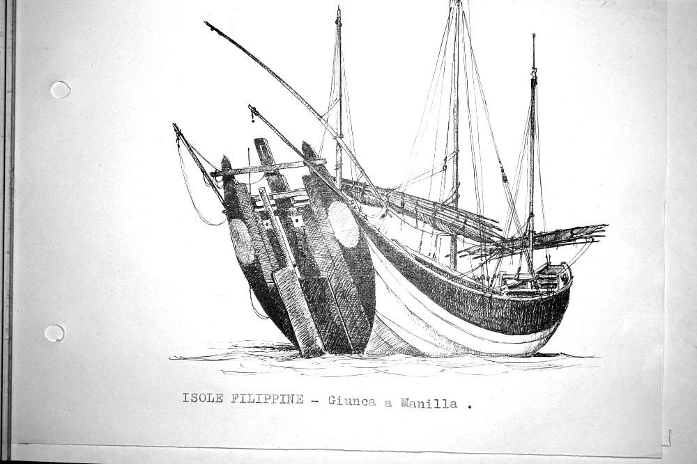Isole Filippine - giunca a Manila