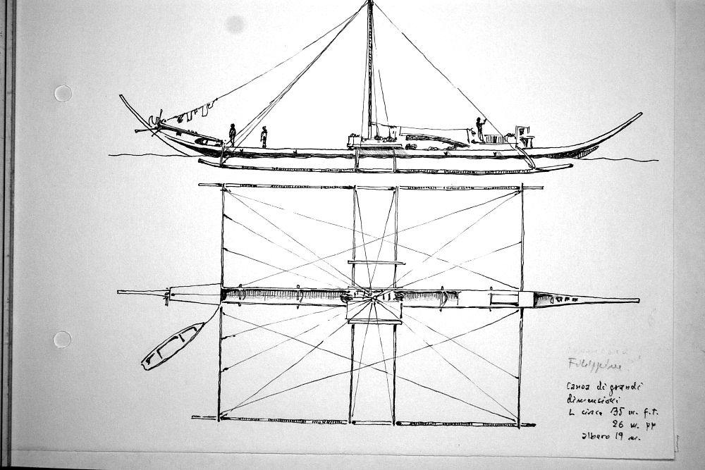 Filippine - canoa di grandi dimensioni