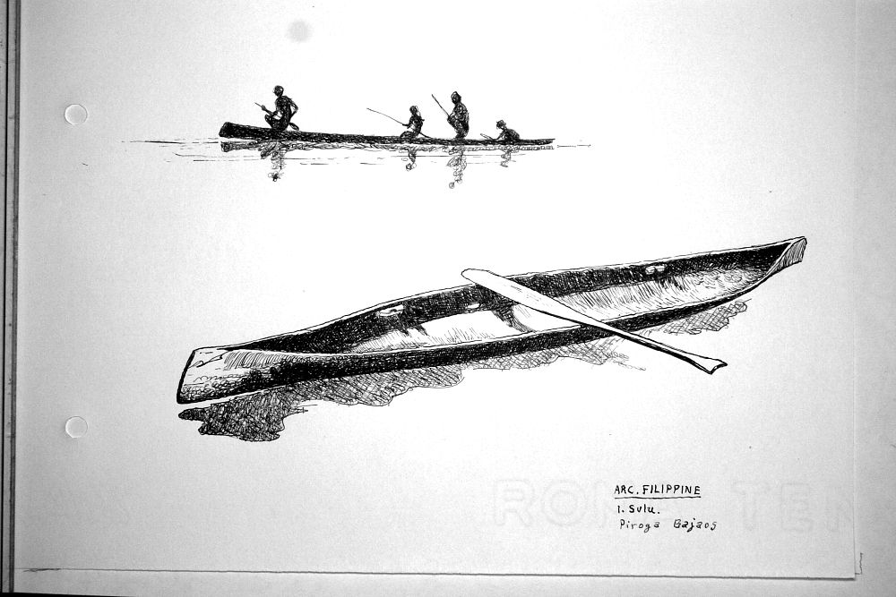 Arcipelago delle Filippine - Isola Sulu - piroga Bajaos