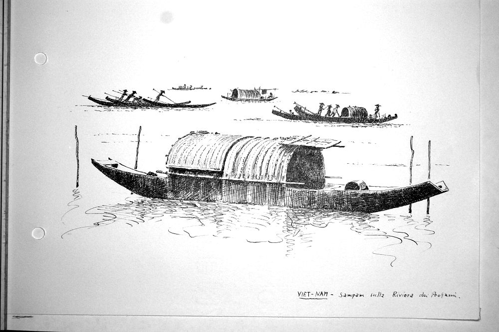 Vietnam - sampan sulla Riviera dei Profumi