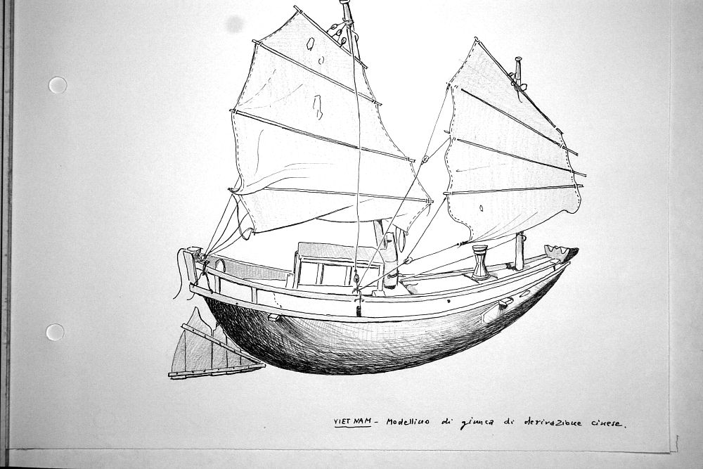 Vietnam - modellino di giunca di derivazione cinese