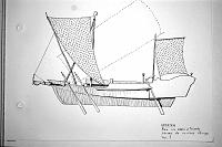  Sumatra - Prau con albero a tripode - schema da vecchia stampa - tav.1