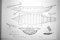  Indonesia (?) schema di barca per la caccia ai cetacei