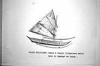  Isole Filippine - canoa a doppio bilanciere nella baia di Lagaspi in Luzon