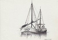 129 Laguna di Grado - trabaccolo a pieno carico 