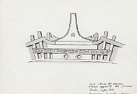 150 Parte interna del mascone - schema appiattito del 'Cromo' - Trieste  luglio 1979 