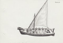 017-Barcaccia - da modellino del Museo Navale Tecnico di La Spezia 