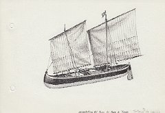 076-Tartana da carico - da un modellino del Museo del Mare di Trieste 