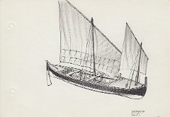 139-Dalmazia - Luto - da modellino del Museo del Mare di Trieste 