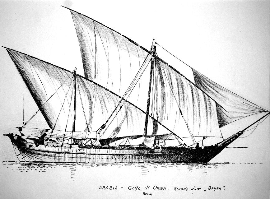 Arabia - Golfo di Oman - grande dohw 