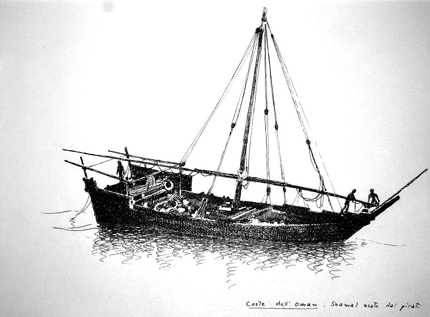 Coste dell'Oman - Shamal usato dai pirati