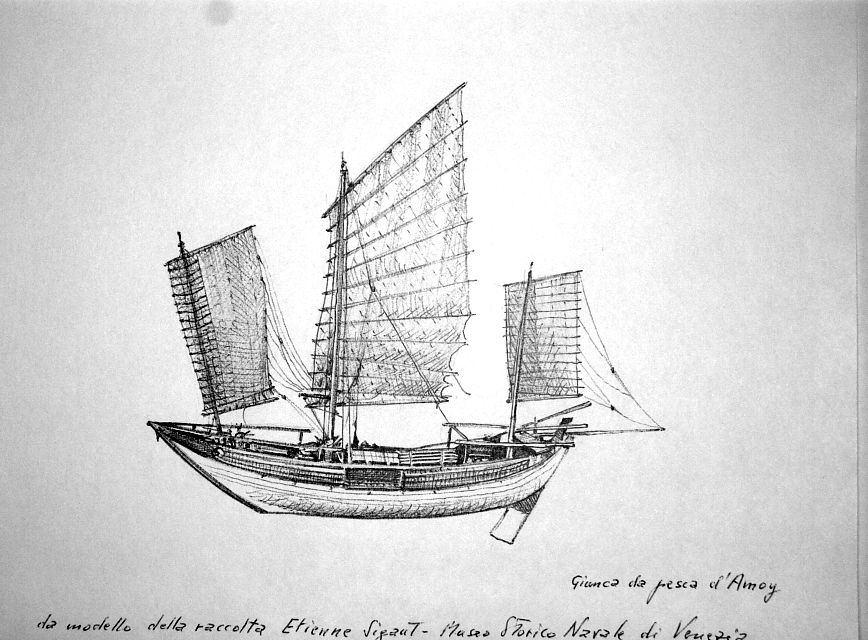 Giunca da pesca d'Amoy - da modello della raccolta Etienne Sigaut - Museo Storico Navale di Venezia