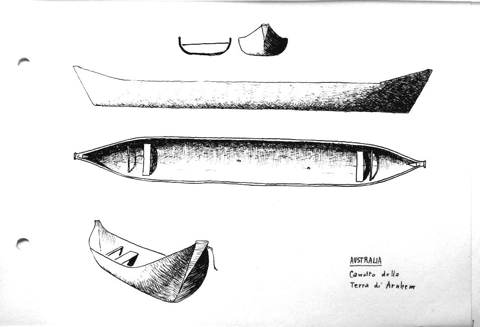 Australia - canotto della Terra di Arnhem