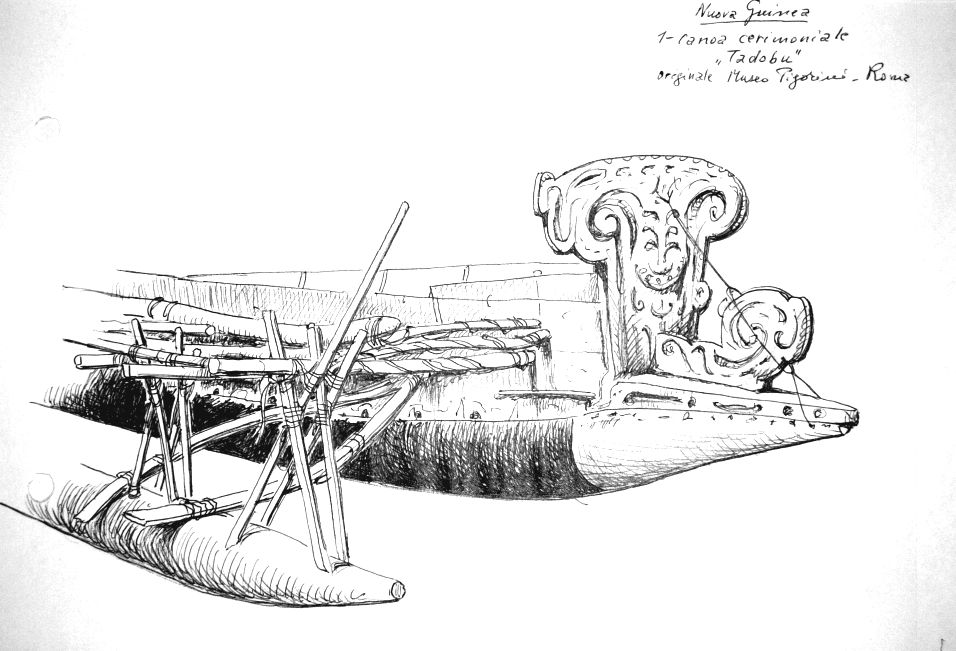Nuova Guonea - canoa cerimoniale 