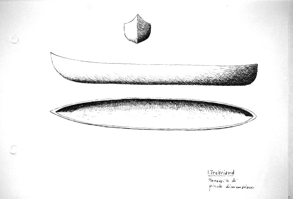 Isole Trobriand - monossile di piccole dimensioni
