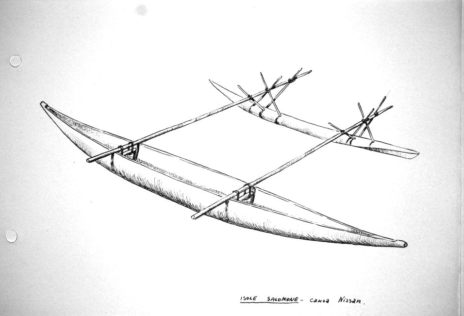 Isole Salomone - canoa Nissan