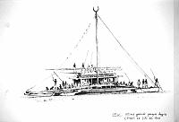  Isole Figi - ultima grande piroga doppia (drua) da foto del 1902