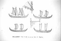  Isole Salomone - tipi di vela in uso a nord i Malaita