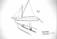  Isole Salomone - piroga semplice monoxila a Guadalcanal