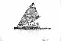  Isole Figi - vela di foglie - foto del 1880