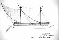  Nuova Caledonia - Grande Terra, costa est - piroga doppia di tipo antico