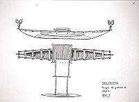  Isole Caroline - piroga da guerra a pagaia (tav.1)