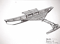  Isole Yap - monossile ad un bilanciere e a vela