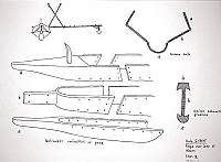  Isole Gilbert - piroga dell'Isola di Nauru, particolari costruttivi (tav.2)