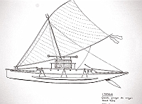  Isole Tonga - grande piroga da viaggio Hama Tafua (tav.1)