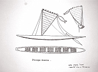  Piroga maori della waka tiwai, capacità sino a 40 uomini