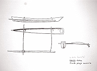  Isole della Società - Tahiti - Pu Hoe piccola piroga monoxila