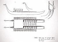  Tahiti - altro tipo di piroga doppia da guerra, con carena ad U Pahi Tamai