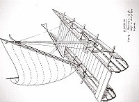  Isole Tuamotu - (tav.2) particolari degli scafi e dell'albero bipode