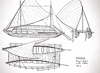  Isole Tuamotu - piroga doppia a due timoni (tav.1)