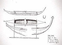  Isole Cook - piroga di Atiu Mitiaro e Mauke di vecchio modello e costruzione leggera