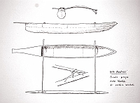  Isole Australi - piccola piroga della Vakaa di vecchio modello