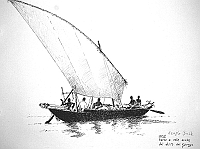 Bangladesh - barca a vela araba del delta del Gange