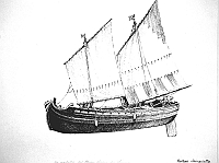  Tartana chioggiotta - da modellino del Museo Storico Navale di Venezia