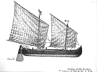  Tartana veneta da carico - da modellino del Museo del Mare di Trieste