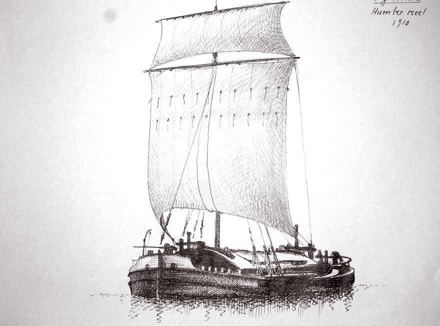 Inghilterra - Humber keel - 1910