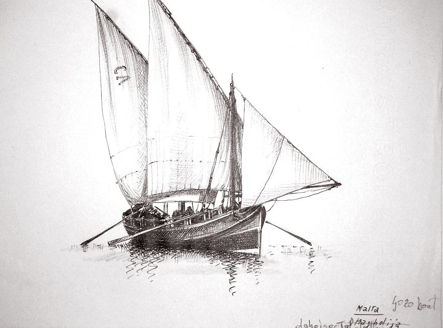 Malta - Gozo boat - dghaisa
