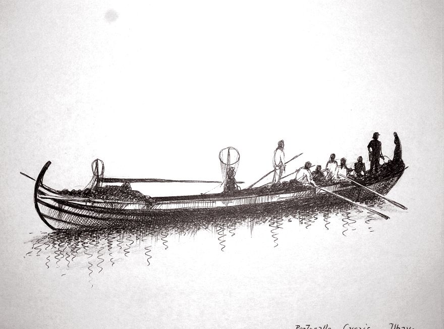 Portogallo - barco ilhavo - nel Tejo
