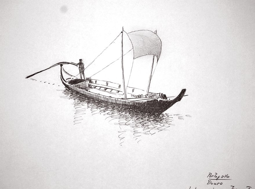 Portogallo - rabao de rabo baixo del Douro. A traquete